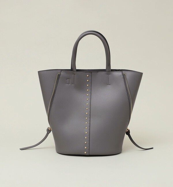 quaranciel「《一部追加予約》quaranciel: 2way スタッズ バケツ トート バッグ」|トートバッグ|