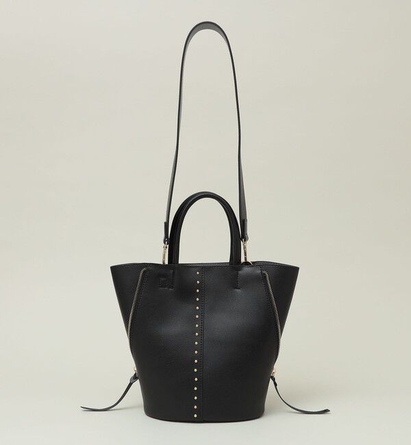 quaranciel「《一部追加予約》quaranciel: 2way スタッズ バケツ トート バッグ」|トートバッグ|