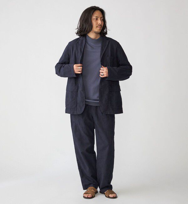 SHIPS「SHIPS:〈洗濯機可能〉エンブロイダリー イージー トラウザーズ (セットアップ対応)」|スラックス|