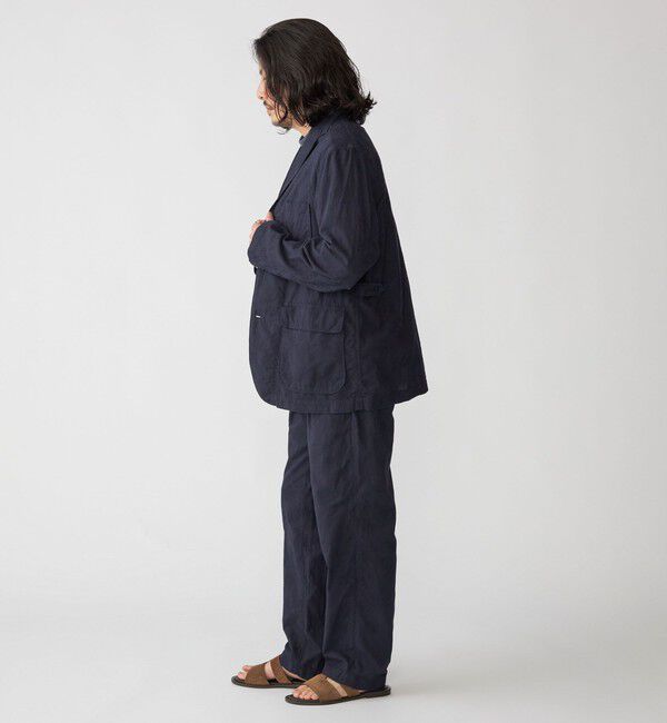 SHIPS「SHIPS:〈洗濯機可能〉エンブロイダリー イージー トラウザーズ (セットアップ対応)」|スラックス|