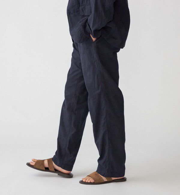 SHIPS「SHIPS:〈洗濯機可能〉エンブロイダリー イージー トラウザーズ (セットアップ対応)」|スラックス|