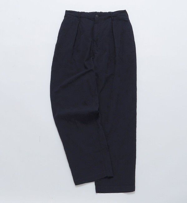 SHIPS「SHIPS:〈洗濯機可能〉エンブロイダリー イージー トラウザーズ (セットアップ対応)」|スラックス|