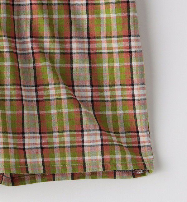 SHIPS KIDS「SHIPS KIDS:100～130cm / コットン チェック ショート パンツ」|その他|