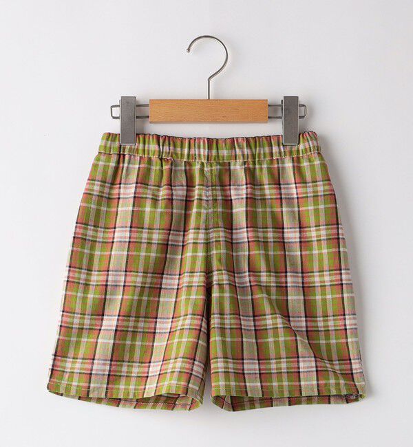 SHIPS KIDS「SHIPS KIDS:100～130cm / コットン チェック ショート パンツ」|その他|