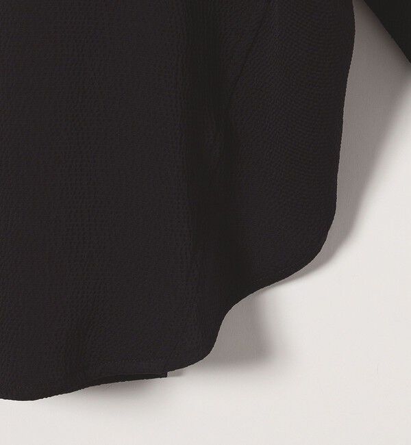 SHIPS any「SHIPS any:〈手洗い可能〉ラフ サテン ビック シルエット シャツ」|シャツ・ブラウス|