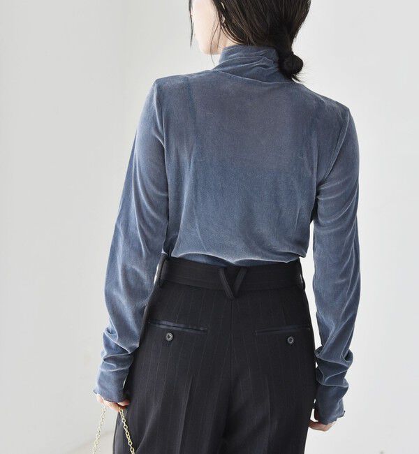 quaranciel「quaranciel:〈洗濯機可能〉フロッキー シアー タートル ネック 2」|Tシャツ・カットソー|