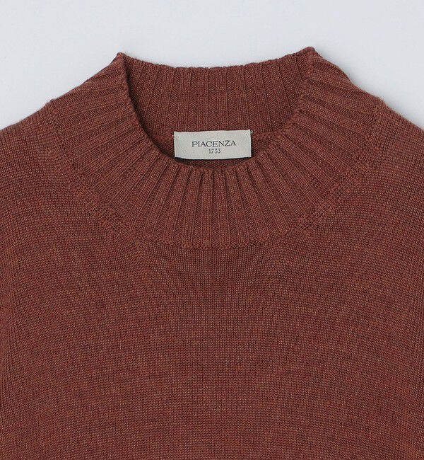 SHIPS「【SHIPS別注】PIACENZA: ウール ミドルゲージ モックネック ニット」|ニット・セーター|