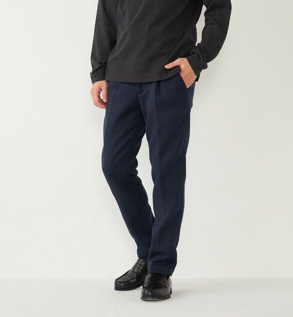 SHIPS Colors 「SHIPS Colors:セーターフリース イージー スラックス(セットアップ対応可能)」|スラックス|ブルー