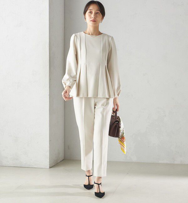 SHIPS for women「ダブル クロス ブラウス（セレモニー対応可）」|シャツ・ブラウス|