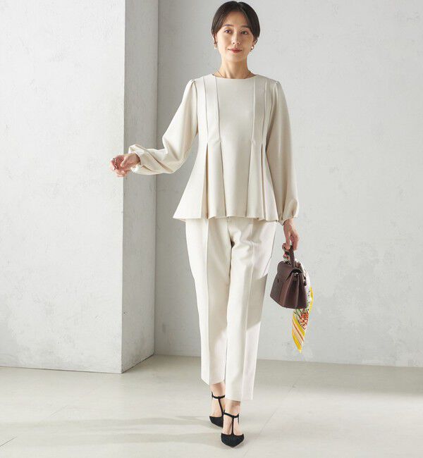 SHIPS for women「ダブル クロス ブラウス（セレモニー対応可）」|シャツ・ブラウス|