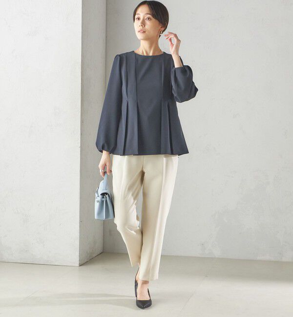 SHIPS for women「ダブル クロス ブラウス（セレモニー対応可）」|シャツ・ブラウス|