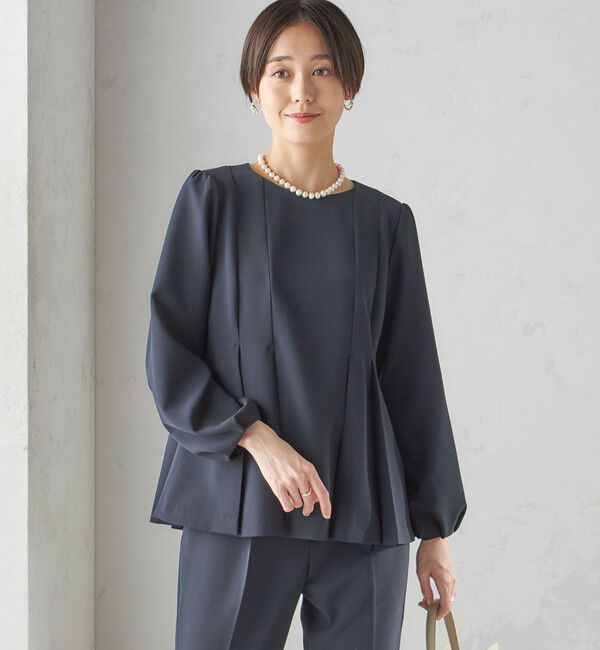 SHIPS for women「ダブル クロス ブラウス（セレモニー対応可）」|シャツ・ブラウス|