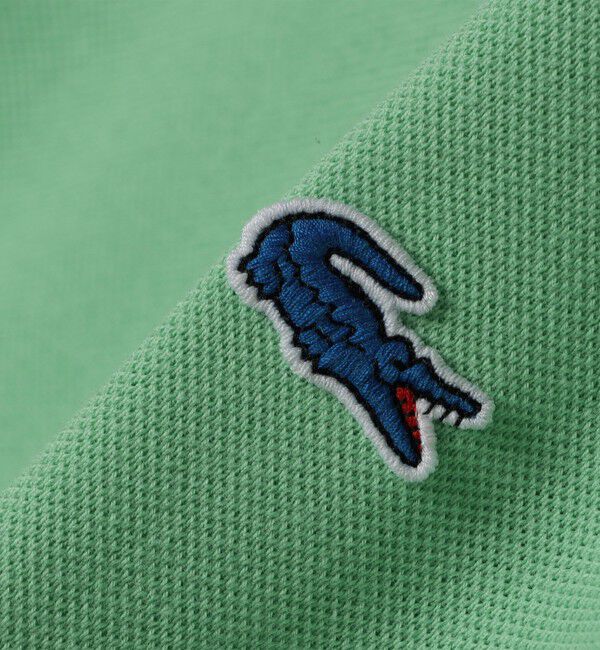 SHIPS any「【SHIPS any別注】LACOSTE: ワンポイント ロゴ ピケ クルーネック Tシャツ 25SS◇」|Tシャツ・カットソー|