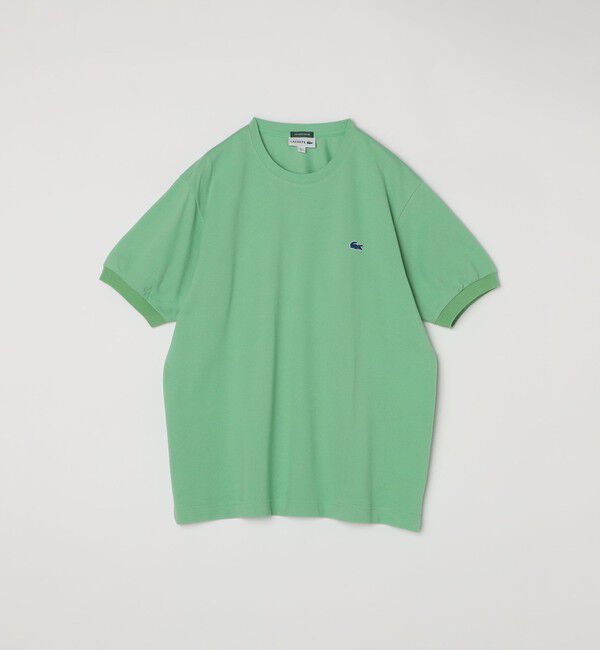 SHIPS any「【SHIPS any別注】LACOSTE: ワンポイント ロゴ ピケ クルーネック Tシャツ 25SS◇」|Tシャツ・カットソー|