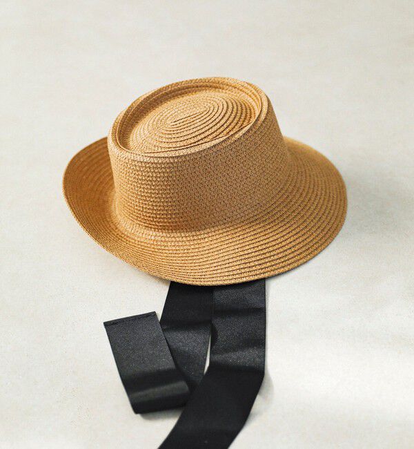 quaranciel「quaranciel: リボン付き ペーパー ハット」|ハット|