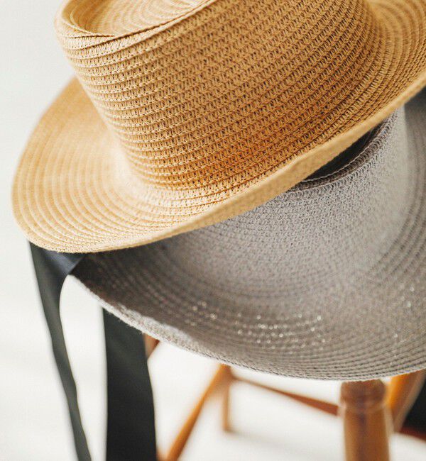 quaranciel「quaranciel: リボン付き ペーパー ハット」|ハット|