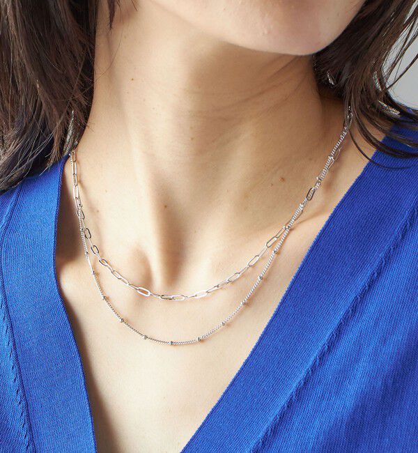 SHIPS for women「レイヤード チェーン ネックレス」|ネックレス|