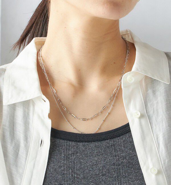 SHIPS for women「レイヤード チェーン ネックレス」|ネックレス|