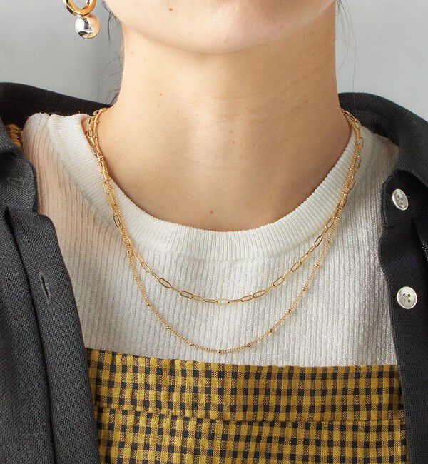 SHIPS for women「レイヤード チェーン ネックレス」|ネックレス|