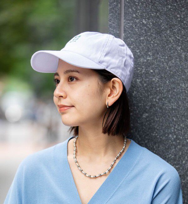 SHIPS any「【一部WEB限定】newhattan: BLAH BLAH BLAH. 刺繍 ベースボールキャップ◇」|キャップ・キャスケット|