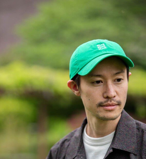 SHIPS any「【一部WEB限定】newhattan: BLAH BLAH BLAH. 刺繍 ベースボールキャップ◇」|キャップ・キャスケット|