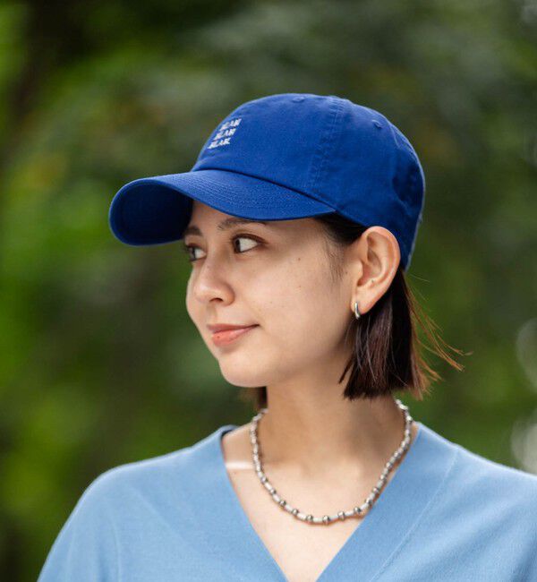 SHIPS any「【一部WEB限定】newhattan: BLAH BLAH BLAH. 刺繍 ベースボールキャップ◇」|キャップ・キャスケット|