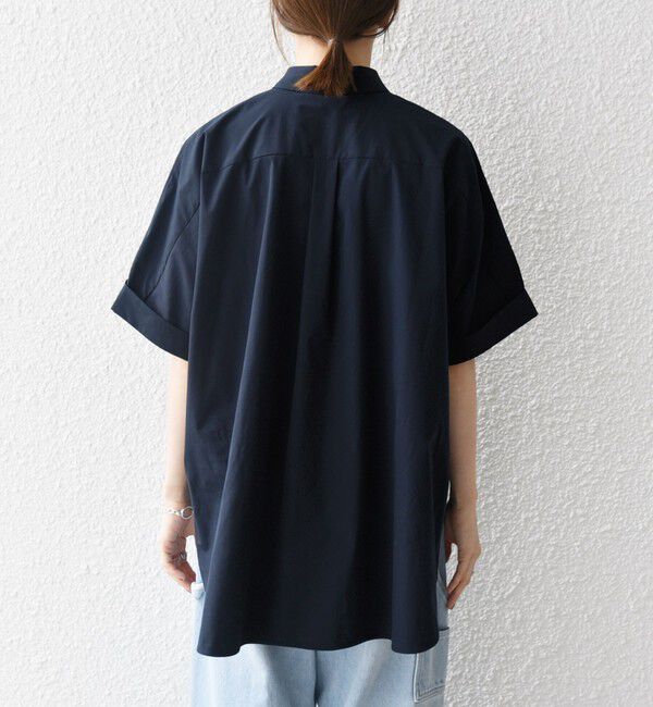 SHIPS any「SHIPS any:〈洗濯機可能〉タイプライター スリット ポケット ビッグ シャツ」|シャツ・ブラウス|