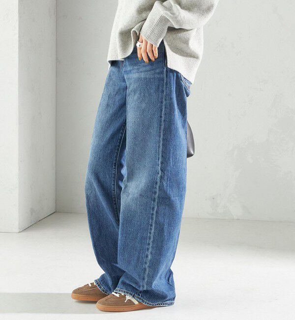 SHIPS for women「Levi&rsquo;s:RIBCAGE WIDE LEG」|デニム|