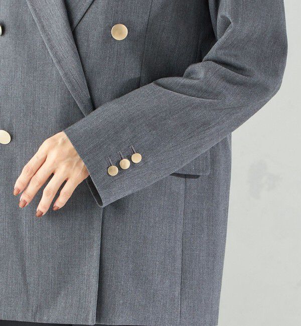 SHIPS for women「ウール ギャバジン ダブル ブレスト ジャケット」|テーラードジャケット|