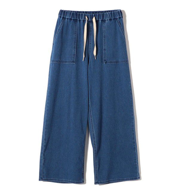 SHIPS Colors 「《一部追加予約》SHIPS Colors:〈洗濯機可能〉カットデニム ドロスト パンツ◆」|デニム|