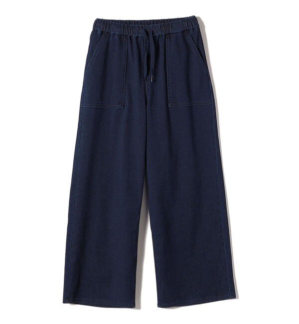 SHIPS Colors 「《一部追加予約》SHIPS Colors:〈洗濯機可能〉カットデニム ドロスト パンツ◆」|デニム|