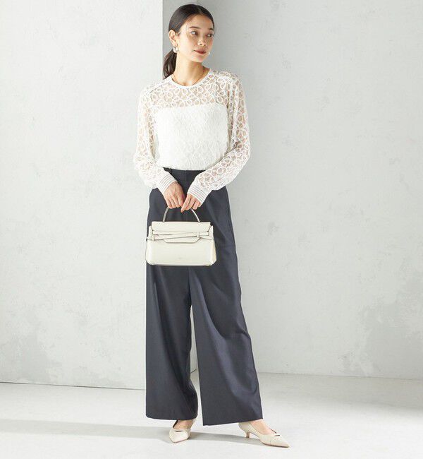 SHIPS for women「〈手洗い可能〉DELEGANT  ストレート パンツ（セットアップ対応）」|その他|