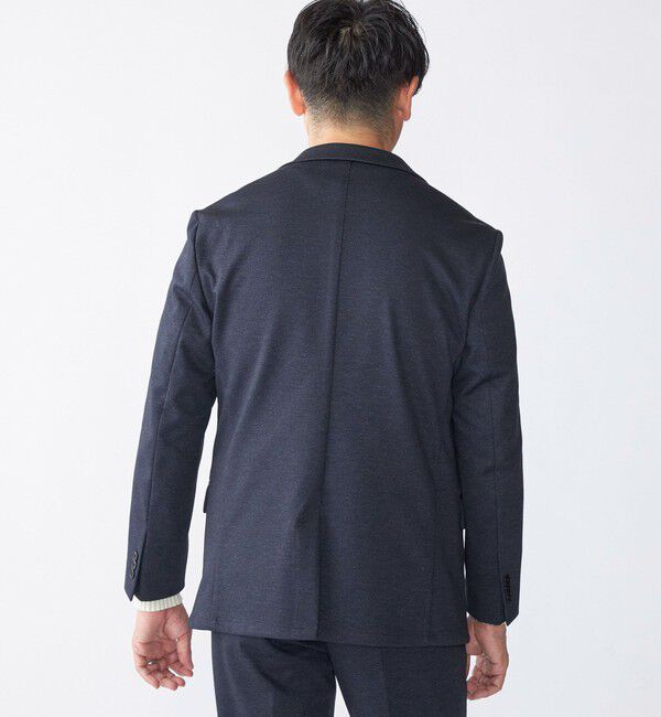 SHIPS「SHIPS:〈洗濯機可能〉アクティブ ジャージー ジャケット(セットアップ対応)」|テーラードジャケット|