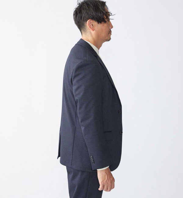 SHIPS「SHIPS:〈洗濯機可能〉アクティブ ジャージー ジャケット(セットアップ対応)」|テーラードジャケット|