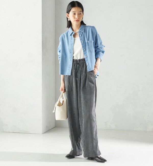 SHIPS for women「〈洗濯機可能〉TUMUGITO(R) コーデュロイ ドロスト パンツ」|その他|