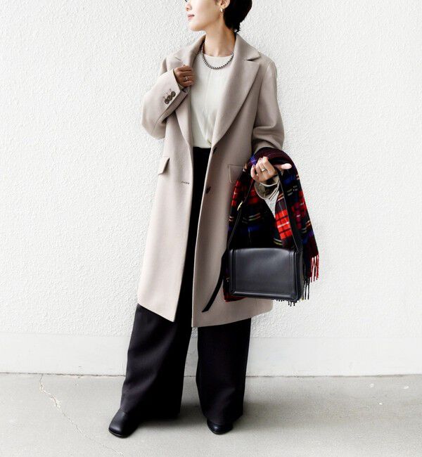 SHIPS for women「ロイヤル ジーロン チェスター コート」|チェスターコート|ベージュ