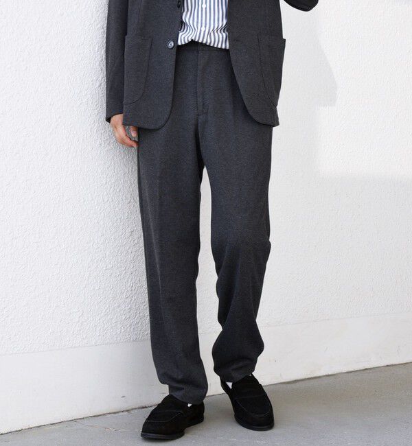 SHIPS any「SHIPS any: 360&deg; THE CIRCLE STRETCH ウールライク イージーパンツ(セットアップ対応)◇」|チノ|