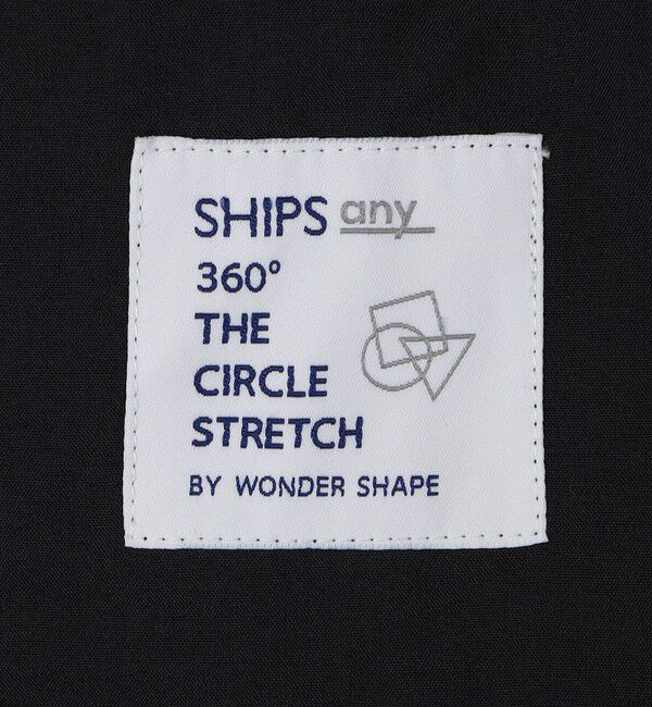 SHIPS any「SHIPS any: 360&deg; THE CIRCLE STRETCH ウールライク イージーパンツ(セットアップ対応)◇」|チノ|