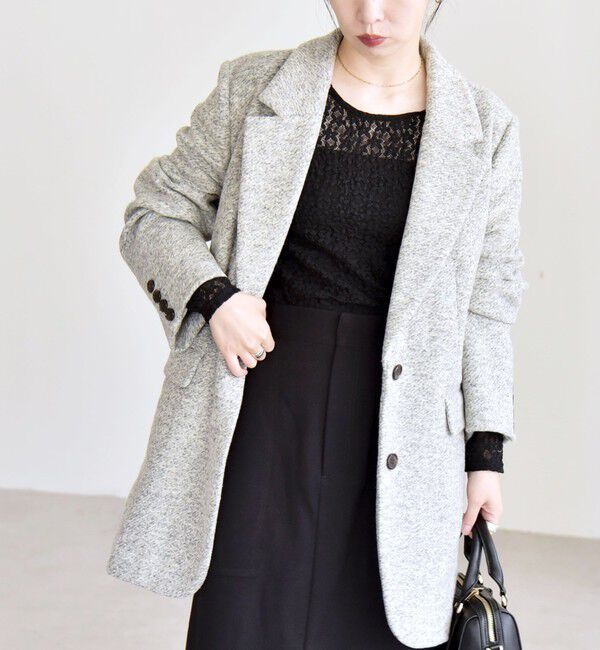 quaranciel「quaranciel: スライバー オーバー テーラード ジャケット コート」|その他|