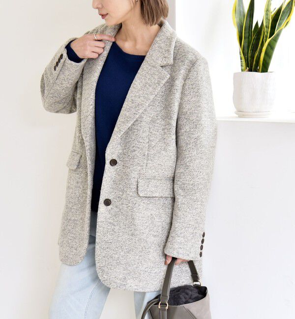 quaranciel「quaranciel: スライバー オーバー テーラード ジャケット コート」|その他|