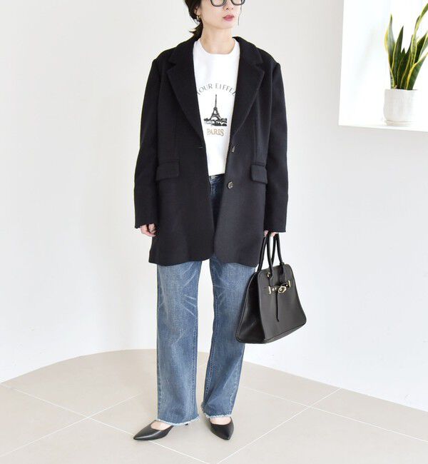 quaranciel「quaranciel: スライバー オーバー テーラード ジャケット コート」|その他|