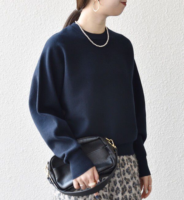 SHIPS any「SHIPS any:〈洗濯機可能〉クルーネック ドルマン ベーシック ニット プルオーバー」|ニット・セーター|