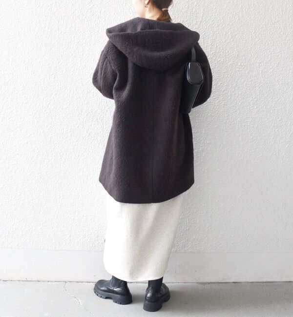 SHIPS any「SHIPS any: シャギー フーディー ガウン コート」|その他|