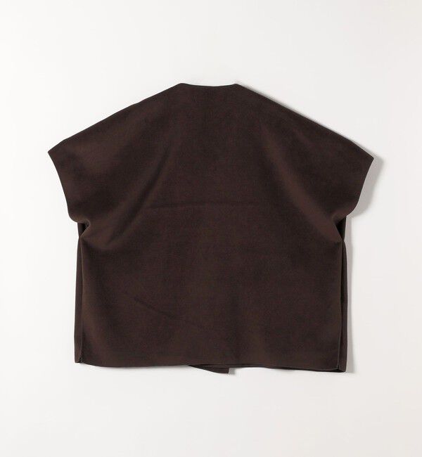 quaranciel「quaranciel: ダブル パイル ニット ショート ポンチョ コート」|その他|