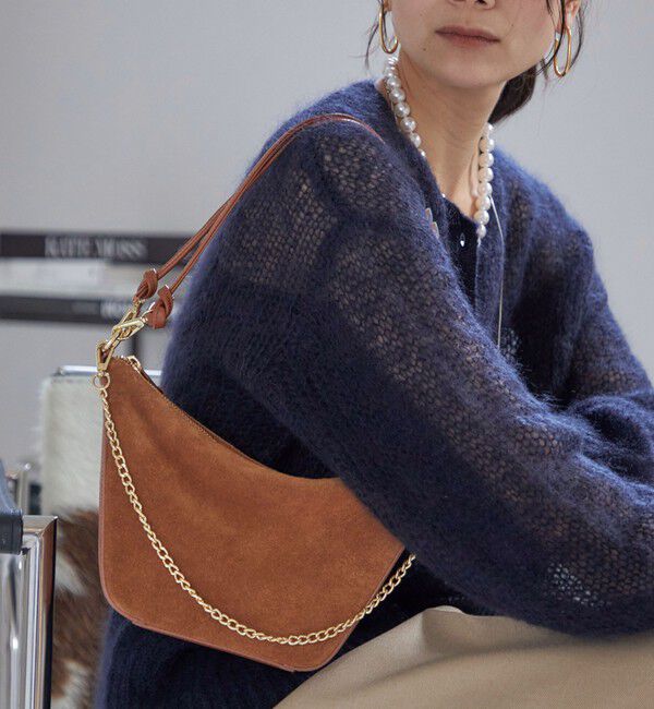 SHIPS for women「AULENTTI: 3WAY チェーン バッグ」|ショルダー・メッセンジャー|