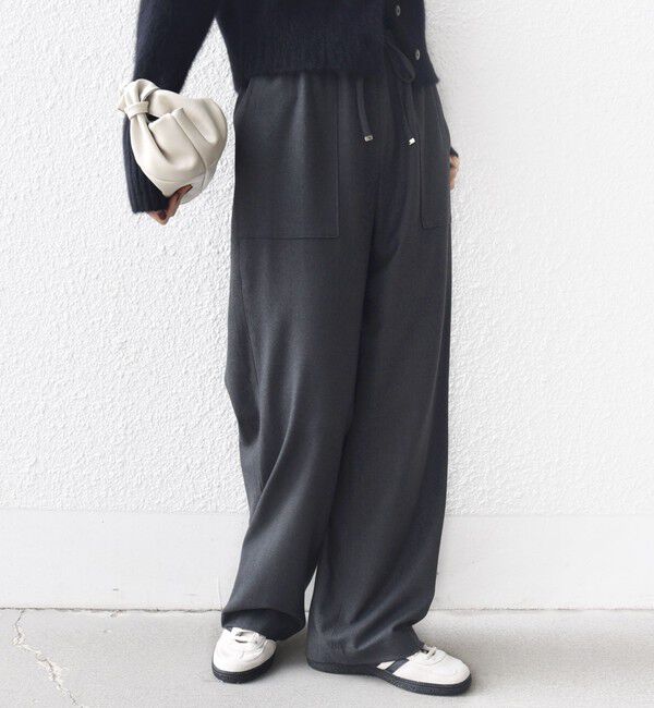 SHIPS for women「〈手洗い可能〉両面起毛 ポケット デザイン ドロスト パンツ」|その他|