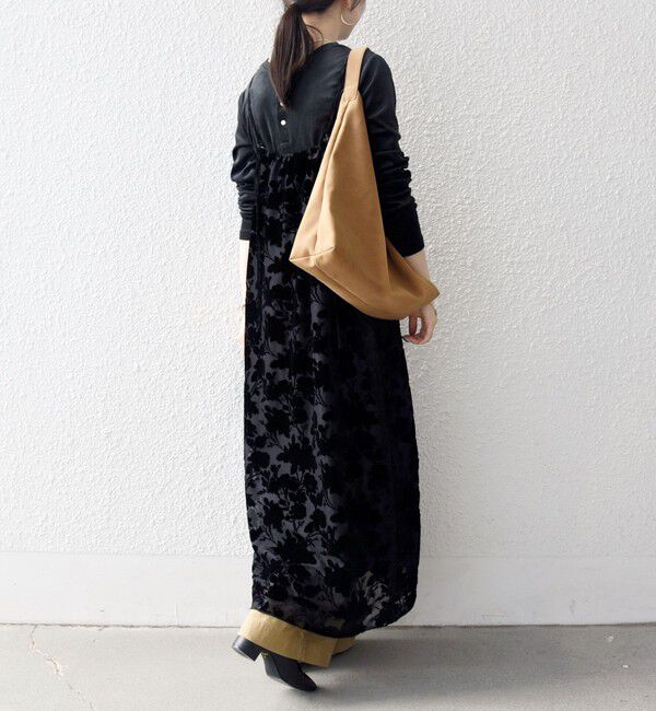 SHIPS any「SHIPS any:〈手洗い可能〉フラワー オパール ロング キャミワンピース」|ワンピース|