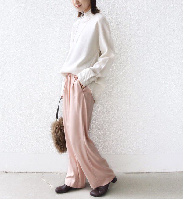 SHIPS for women「〈手洗い可能〉サテン ドロスト パンツ」|その他|