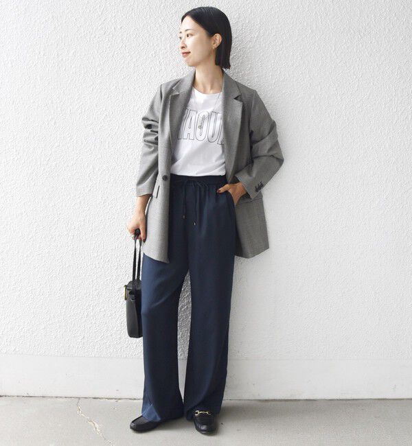 SHIPS for women「〈手洗い可能〉サテン ドロスト パンツ」|その他|