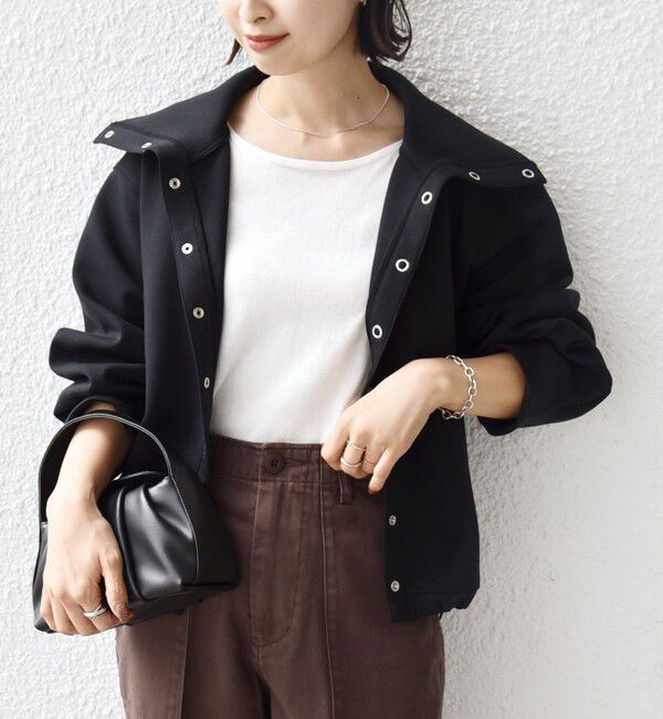 SHIPS for women「【WEB限定】〈手洗い可能〉裾 ドロスト ダンボール スナップ ボタン カーディガン」|カーディガン|